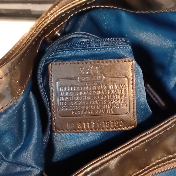 Authentic Coach vervis leather shoulder bag - Picture 8 of 8